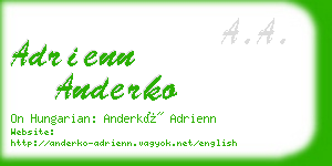 adrienn anderko business card